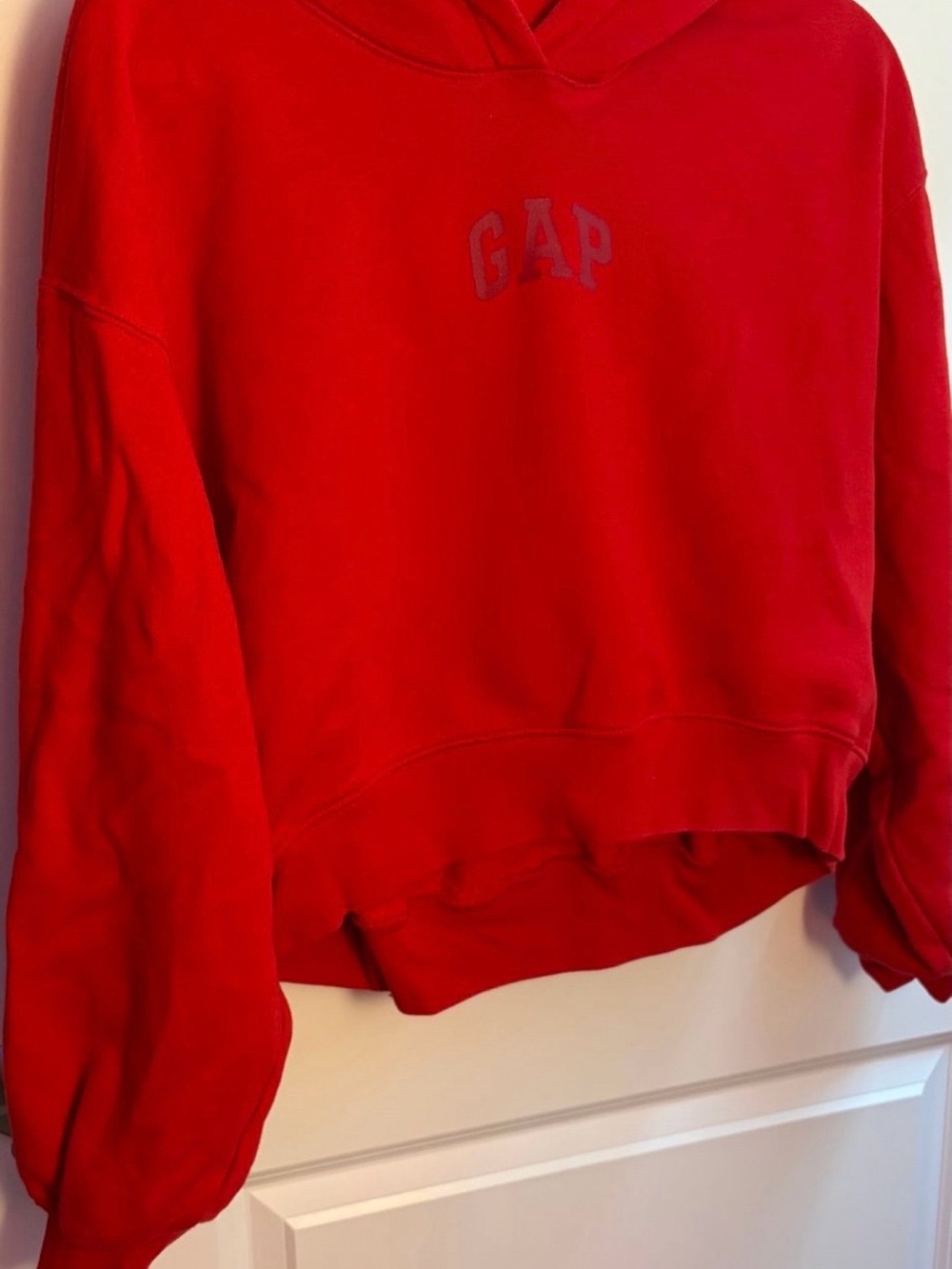 GAP Bright Red Hooded Pullover